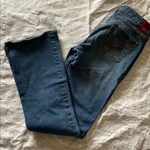 Boot Leg Blue Jeans size 28